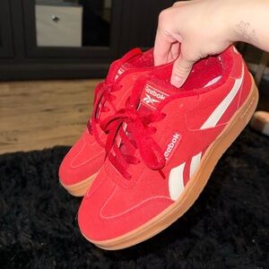 Reebok Red and White sneakers